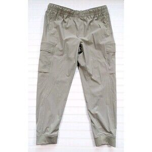 VRST Mens Cargo Jogger Pants Size XL (37+x28) Sage Drawcord Waist Athleisure EUC